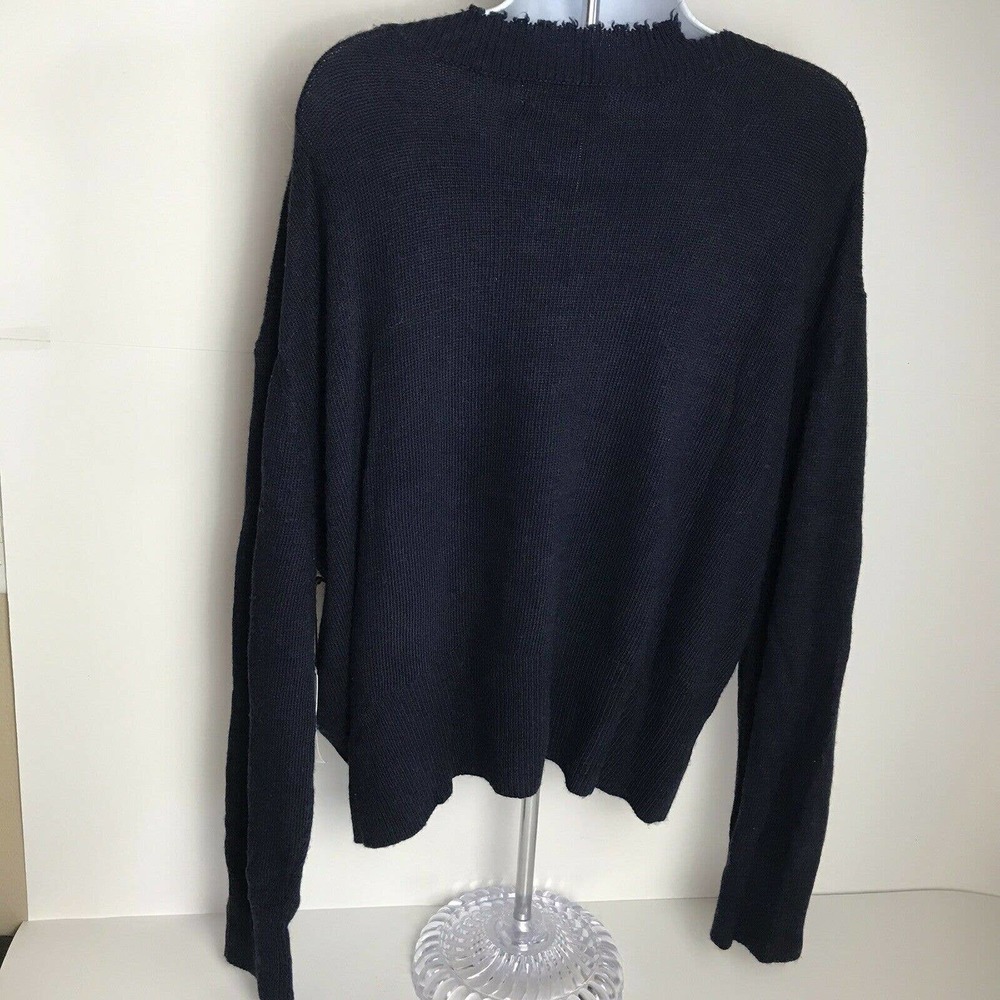 Treasure & Bond Blue Crew Neck Sweater - Picture 3 of 8